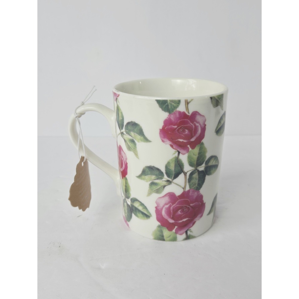 New Kent Pottery Ashley Grace floral Coffee Mug‎ rose